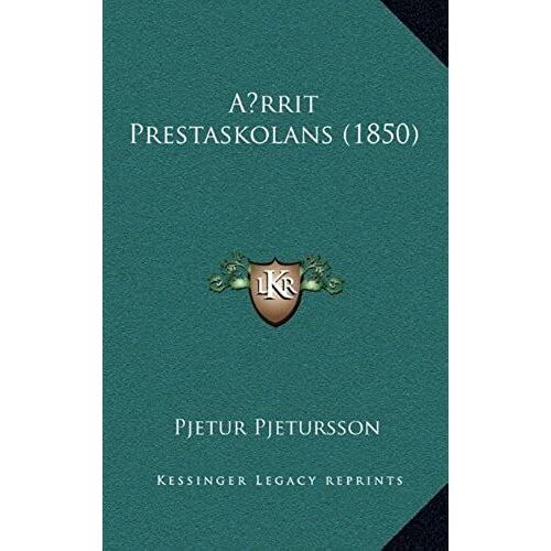 Arrit Prestaskolans (1850)