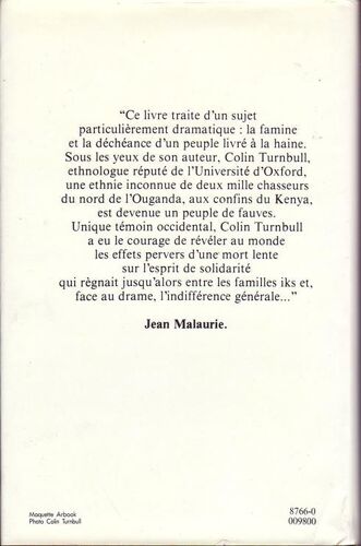 Les Iks. Survivre Par La Cruauté