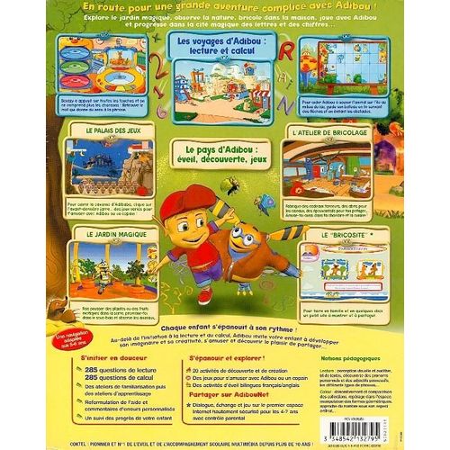 Adibou, Lecture - Calcul / 5 - 6 Ans / Maternelle 3 Pc
