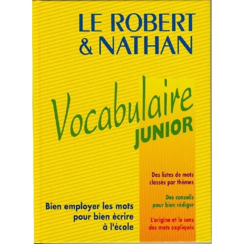 Le Robert & Nathan, Vocabulaire Junior
