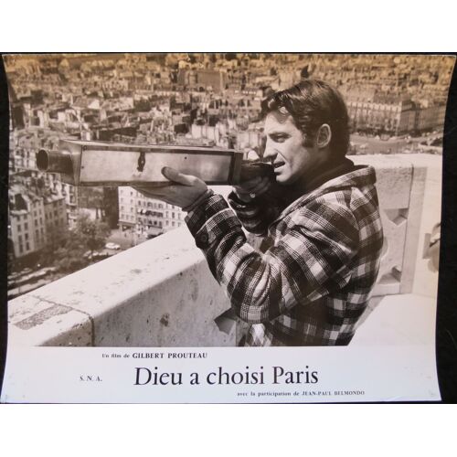 Dieu A Choisi Paris - Film 1969 De Gilbert Prouteau Avec Jean-Paul Belmondo - 1 Photo Originale D'exploitation De Cin?ma - Petite Affiche De 23x29 Cm - ?tienne-Jules Marey Chronophotographie