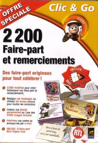 2200 Faire-Part Et Remerciements