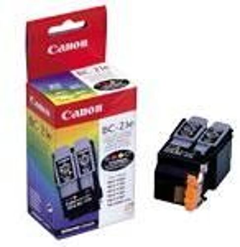 Canon BC-21e - Noir, jaune, cyan, magenta - original - cartouche d'encre - pour BJC-21XX; ImageCLASS C3500; MultiPASS C2500, C30, C50, C555, C70, C75, C755, C80; S100
