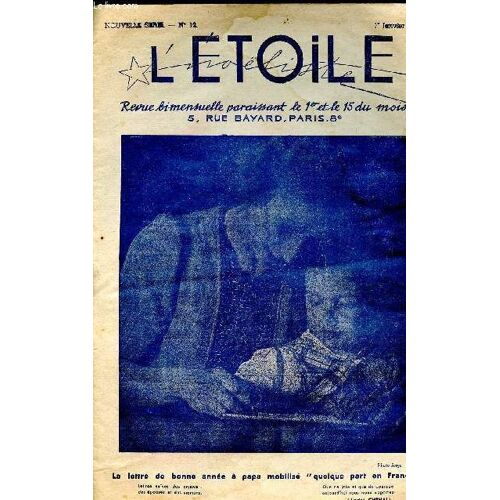 L Étoile N°12 1 Janvier 1940