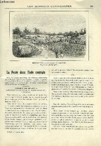 Les Missions Catholiques N° 2405 - La Peste Dans L Inde Centrale, Scènes De La Vie Papoue, Le Deuil En Nouvelle Guinée, Tournée Épiscopale, Terre Des Martyrs, En Amazonie, La Préfecture Apostolique Du(...)