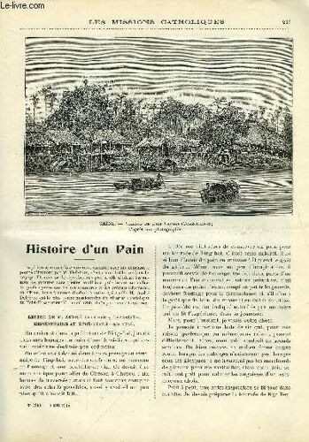 Les Missions Catholiques N° 2396 - Histoire D Un Pain, Dans L Inde Des Rajahs, Croyances Et Coutumes Religieuses Des Mhers, Les Stations Secondaires De Ouidah, A L Ombre Des Ignames, Mythe De Mélésia
