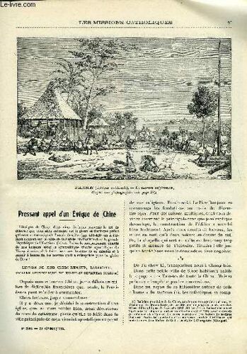 Les Missions Catholiques N° 2386 - Pressant Appel D Un Évêque De Chine, Au Pays Du Feu Roi Béhanzin, A La Mission Du Bénin, Exilés De Jérusalem, Voyage Dans Le Haut Godavéry