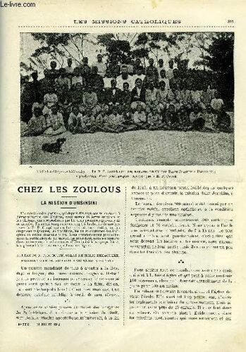 Les Missions Catholiques N° 2356 - Chez Les Zoulous, La Mission D Umsinsini, L Orphelinat De Bagdad, Impressions D Un Jeune Missionnaire A Son Arrivée En Chine, A Travers Le Laos, Les Fêtes