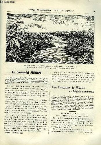 Les Missions Catholiques N° 2368 - Le Territorial Moury, Une Fondation De Mission En Nigéria Méridionale, Un Épisode De La Persécution Dans L Inde, Le Cardinal Gasparri, Dans La Brousse Dahoméenne, En(...)