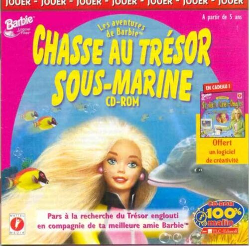100% Heros - Barbie - Chasse Au Trésor Sous Marine + Créa Ongles Pc