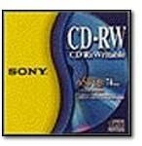 Sony - CD-RW - 650 Mo (74 min) 4x - boîtier CD