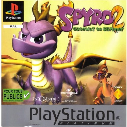 Spyro 2 Gateway To Glimmer PS1