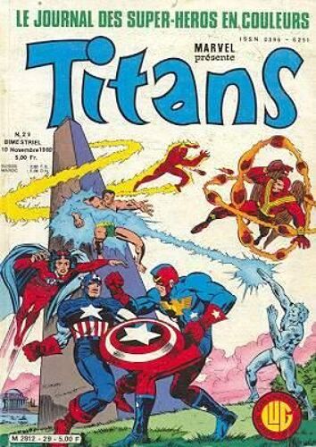 Titans N° 29 De Novembre 1980
