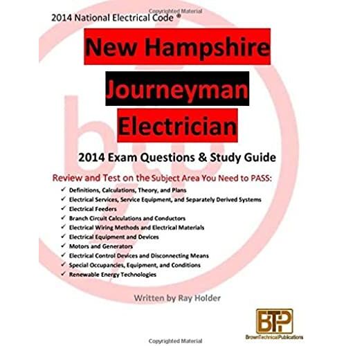 New Hampshire 2014 Journeyman Electrician Study Guide