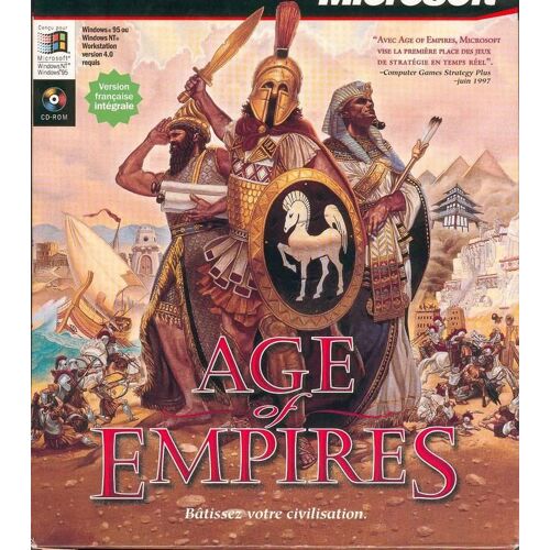 Microsoft Age of Empires - (version 1 ) - ensemble complet - PC - CD - Win - français