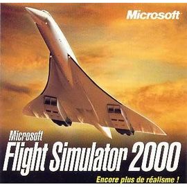 Microsoft Flight Simulator - (Version 2000 ) - Ensemble Complet - Pc - Cd - Win - Français