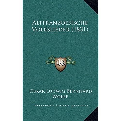 Altfranzoesische Volkslieder (1831)