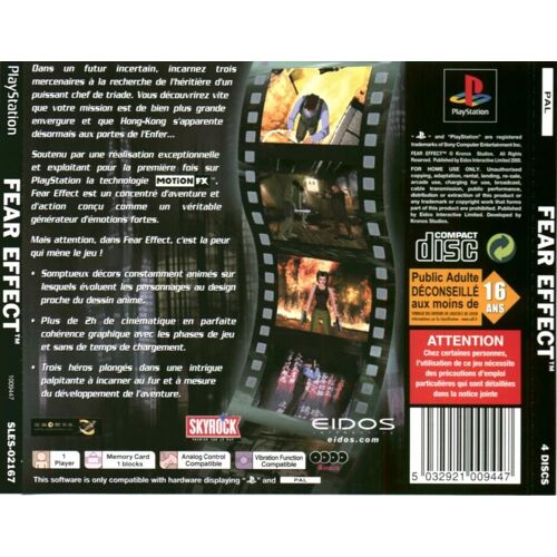 Fear Effect - Playstation Ps1 | Cuotas sin interés