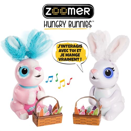 Zoomer Hungry Bunnies Zoomer (Assort)