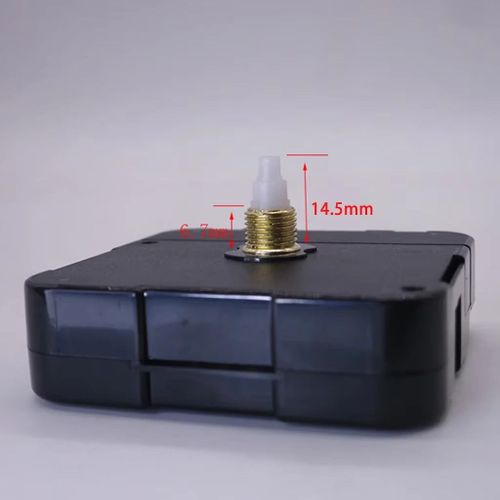 Mouvement d'horloge murale à Long arbre,silencieux,bricolage,mécanisme d'horloge à Quartz,31mm,Kit de pièces de réparation de machines,horloge - Type 14.5mm #C