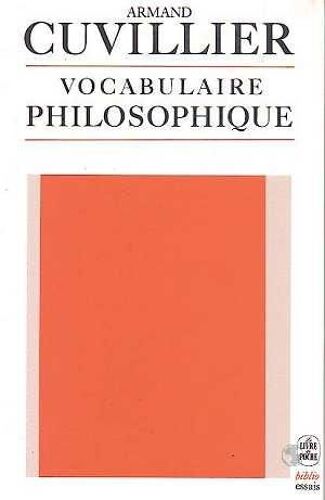 Vocabulaire Philosophique