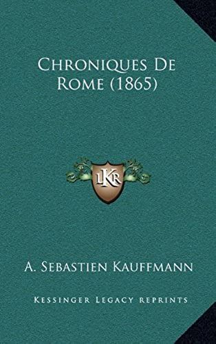 Chroniques De Rome (1865)