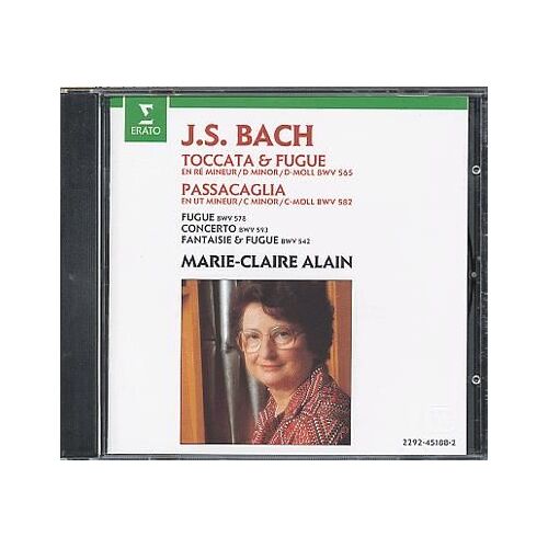 Toccata & Fugue En Re Mineur Bwv 565 Alain, Orgue