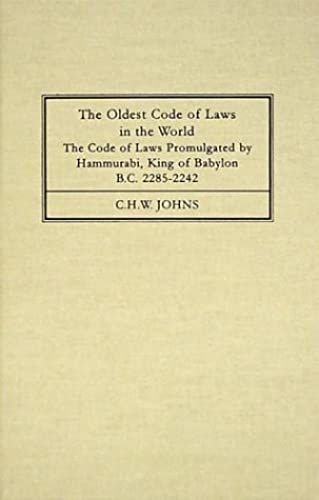 The Oldest Code Of Laws In The World [1926]
