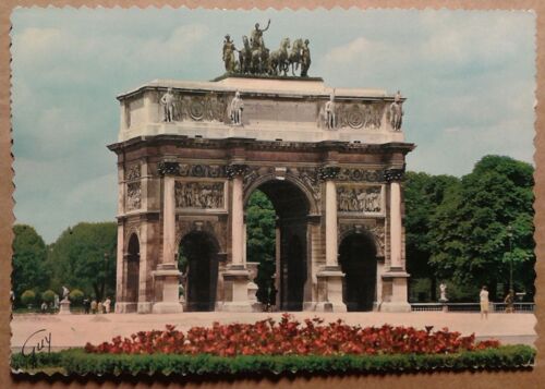 Carte Postale France Paris Et Ses Merveilles L'arc De Triomphe Du Carrousel 15/10 Cm