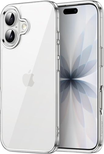 KALANKA-Coque pour iPhone 17 6,3 Pouces, Étui Housse Anti-Jaunissement Antichoc Bumper, Arrière Transparente Anti-Rayures (Transparente)