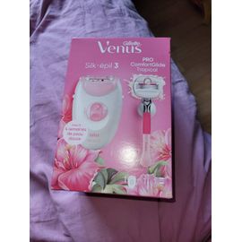 Rasoir Silk Epil 3 + Rasoir Pro Comfortglide Tropical Gilkette Venus Braun 