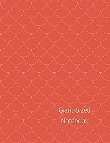 Giant-Sized Notebook: 600 Ruled Pages Scales Design, Notebook/300 Sheets