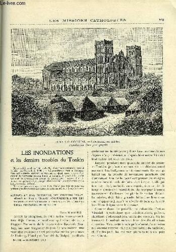 Les Missions Catholiques N° 2316 - Les Inondations Et Les Derniers Troubles Du Tonkin, Un Voyage A Quelpaert Par M. Cadars, Quarante Jours Sur L Araguaya