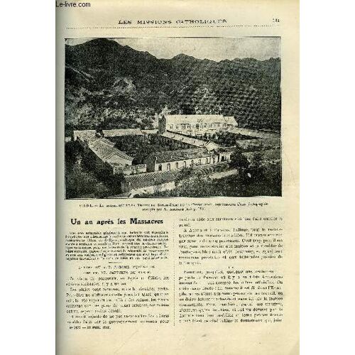 Les Missions Catholiques N° 2133 - Un An Après Les Massacres, Anéantissement De La Mission Somalie, Chez Les Esquimaux, Les Batiments De La Mission, La Trappe Chinoise De Yang Kia Pinn, Tablettes D Un(...)