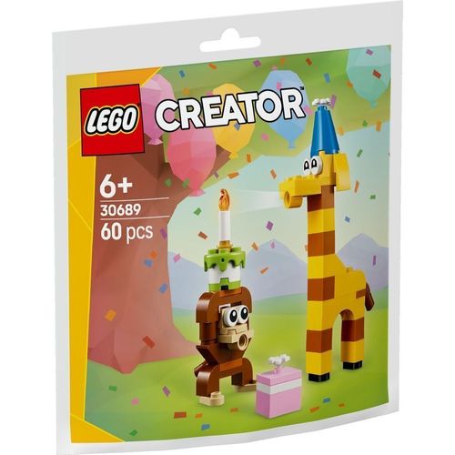 LEGO Creator - Les animaux du goûter d'anniversaire (Polybag) - 30689
