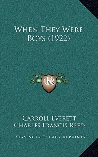 When They Were Boys (1922)