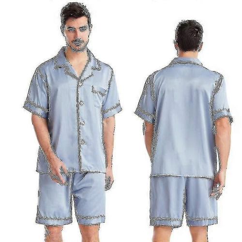 Srbtv-Men Ensemble Pyjama En Satin De Soie Doux Pour Homme (Tailles 3xl)