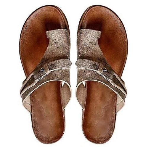 Chaussures Sandales Orthopédiques Rétro Pour  Plates Pour Corriger Les Oignons Eu