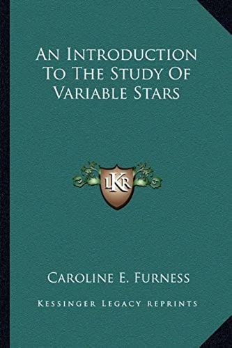 An Introduction To The Study Of Variable Stars An Introduction To The Study Of Variable Stars