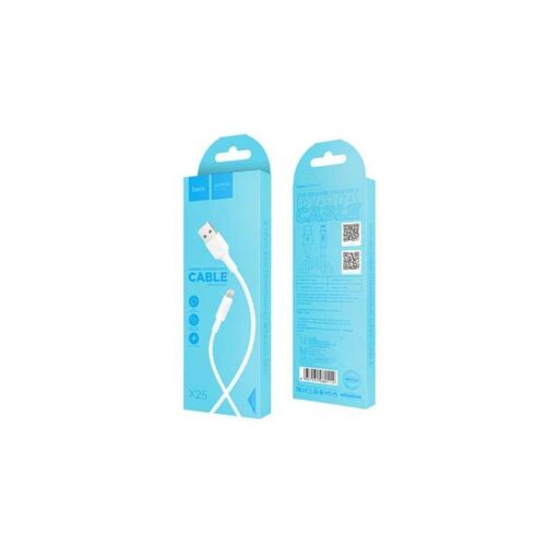 Câble X25 Hoco Lightning Blanc de 1M