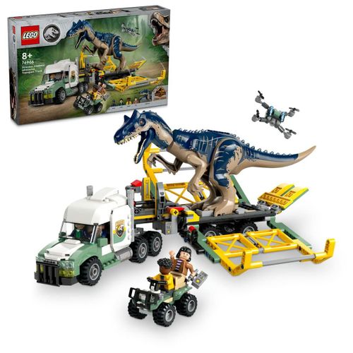LEGO Jurassic World - Missions dinosaures : le camion de transport de l'allosaure - 76966