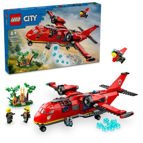 LEGO City - L'avion de sauvetage des pompiers - 60413