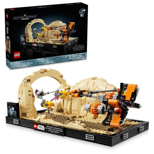 LEGO Star Wars - Diorama de la course de podracers de Mos Espa - 75380