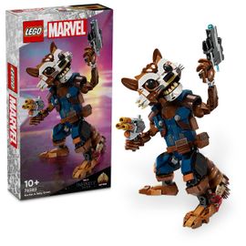 LEGO Marvel - Rocket et Bébé Groot - 76282