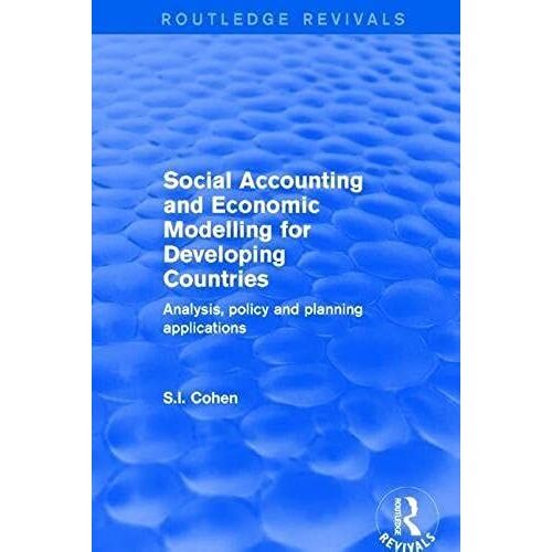 Social Accounting And Economic Modelling For Developing Countries