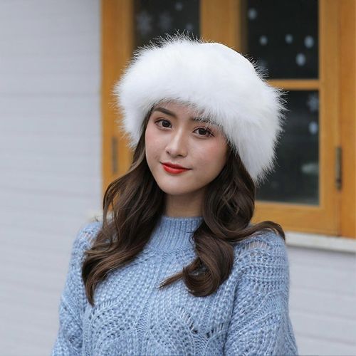 Bonnet D'hiver En Fausse Fourrure Et Daim Pour Homme Et Femme, Style Mongol, Chaud Et Épais, Idéal Pour La Neige