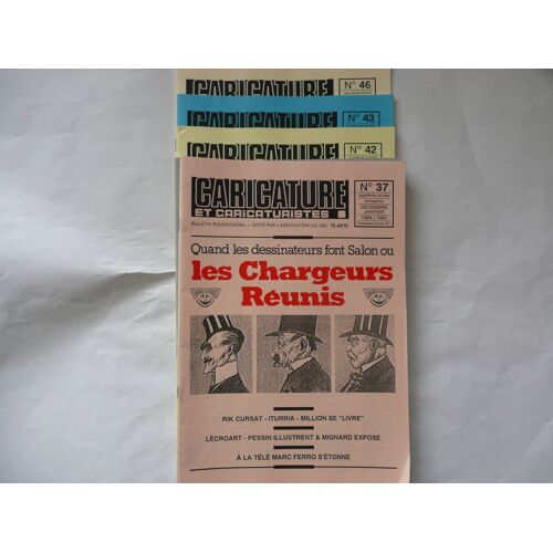 Catherine Saint Martin - Caricature Et Caricaturistes - Revue - N° 36 À 43 Et 46 - Éd Té.Arte - 1994
