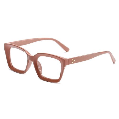 Lunettes De Lecture Vintage Élégantes À Monture Rectangulaire Épaisse 0-300, Verres De Presbytie - Monture Rose 150