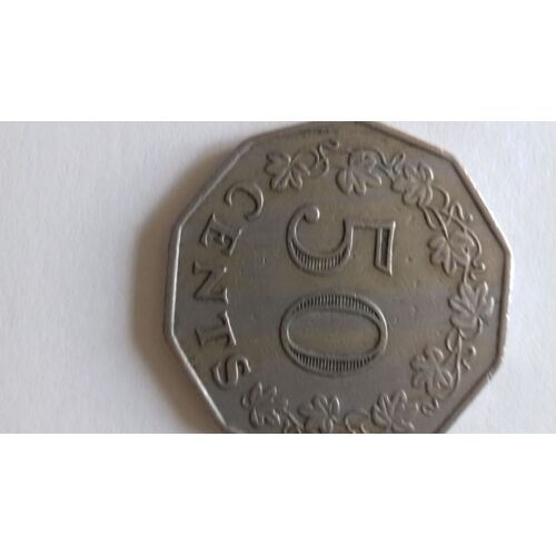 Piece De 50 Cents De Malte