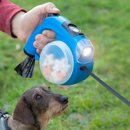 Shop-Story - Laisse Rétractable Pour Chien Multifonctions 6-En-1